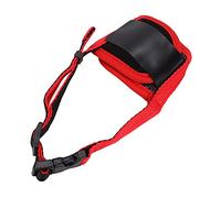 Qcwwy Muzzles Dog Training Products Adjustable Breathable Mesh with Reflective Tape for Small Medium Large Dogs Dog Muzzle Anti Bite Barking Chewing Comfortable Dogs (Red)