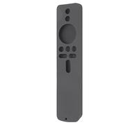 Qcwwy NonSlip Silicone Remote Control Cover for TV Stick 4K, Shockproof Protective Case with Lanyard, Washable Material, Full Access to Buttons, Portable Electronic Device Cover (Grey Set)