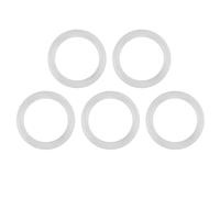 Qcwwy O Ring Baby Pacifier 20PCS Pacifier Rings Silicone Transparent O for Baby Chains Easy to Clean Adapter for Infants Comfort Breastfeeding (Transparent)