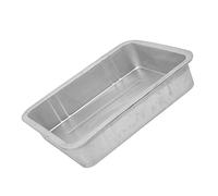 Qcwwy Oil Drain Pan Stainless Steel Oil Drip Pan for Under Car Portable Universal Metal Construction Automotive Change Container Catch Replacement Tray for Under (10L)