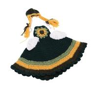 Qcwwy Other Garden Decorations Hand Woven Goose Clothes with Skirt and Hat for Lawn Garden Yard Decor Autumn Porch Goose Outfit Fall Costume Gardening