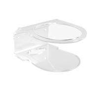 Qcwwy Other Living Appliances Bracket Mount Stand Adjustable Cable Box Mount for Hiding Cables Under Table Behind TV Transparent PMMA No Tools Needed 6.1 X 4.52 X 3.18in Wall (2 Packs)