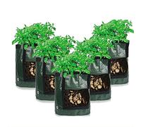 Qcwwy PE Planting Bag with Breathable Window for Growing Potatoes