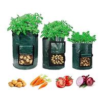 Qcwwy PE Planting Bag with Breathable Window for Growing Potatoes