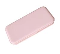 Qcwwy Pencil Holders School Supplies Frosted Design with Compact Lightweight Style for Students Boys Girls Large Capacity Pen Container Box Large Capacity Pen Container Box Office (Light Pink)