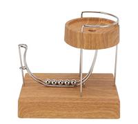 Qcwwy Perpetual Motion Machine Desk Toys ABS Stainless Steel Touch Switch Education Toys For and Adults