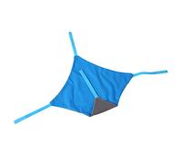 Qcwwy Pet Hammock Bed, Double Sides for All Season, with 4 Non-slip Rings, Comfortable Spot for Small Pets, Space Saving, Hand Washable, Suitable Cats, Small Dogs, Rabbits and (L)