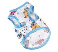 Qcwwy Pet Pet with Breathable Clothes From a Small Dog in a Slight Polyester Easily to Keep the Right One for and Yorkie (Mesh Vest XS)