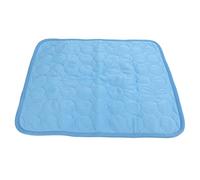 Qcwwy Pet Self Cooling Blanket Cooling Pad Mat Breathable Ice Silk Machine Washable Non Stick Pet Hair Lightweight Portable for Dogs Cats Home Travel (M)