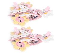 Qcwwy Pet Sunflower Style Beatpin Central Hair Changer for Accessories for the Bands of Cats and Dogs, 20 Pieces for the Party and Wedding