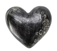 Qcwwy Pet Tombstone, Resin Heart Shaped Pet Grave Marker Memorial Stone Engraving Decoration Suitable for Outdoor Indoor Garden Courtyard Remembrance 120x115x48mm