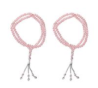 Qcwwy Pieces Muslim Prayer Beads, Muslim Rosary Beads, Muhammad, Engraved, Islamic Prayer Beads, Muslim 99 Prayer Beads, Necklace, Religion, Eid, Ramadan,