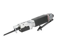 Qcwwy Pneumatic Reciprocating Saw Cutting Machine, Zinc Alloy Body, 6 Blades, Lightweight 1/4 Inlet Thread Air Saw for Metal Sheet Cutting, Ideal for Workshop, Auto Repair, with Safety