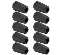 Qcwwy Pole Tip Protectors Rubber Material Hiking Accessories for Wet Road and Steep Slope Fits Most Poles with 11Mm Inner Diameter