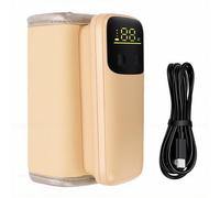 Qcwwy Portable Bottle Warmer, Fast Heaing Breastmilk Baby Bottle Heater with 6 Temperature Settings for Family Trips Outdoor Adventures Daily Commutes Feeding