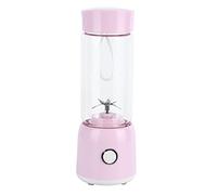 Qcwwy Portable Juicer Cup 350ml USB Rechargeable Electric Blender with Food-Grade Borosilicate Glass Detachable Design for Home Travel Office