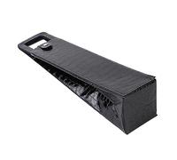 Qcwwy Portable PU Leather Wine Carrier Bag for Wine Gifts and Beer Lovers on The Go (Black Crocodile)