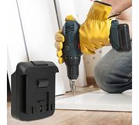 Qcwwy Power Tool Adapter Batteries and Chargers Converter with Built in Battery Lock ABS PC Material Power Tool Adapter 18V Battery to Charger Industrial Tools