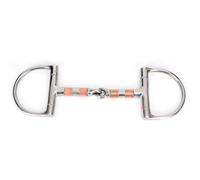 Qcwwy Precise Stainless Steel Bit Horse Snaffle Tool with Copper Rollers for Horse Training Equipment 5 Inches for Equestrians
