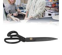 Qcwwy Professional 12 Inch Dressmaking Tailor Scissors, Heavy Duty High Manganese Steel Craft Fabric Leather Sewing Scissors