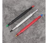 Qcwwy Professional Watch Hand Presser Tool, Red, Silver, Black, 3pcs, Ideal for Adjusting Hour Minute Second Hands of Various Sizes, Easy to Carry, Store, and Use, with Anti-Slip