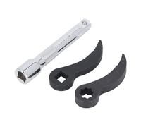 Qcwwy Pry Bar Adapter Set Prying | Pry bar adapter set for heavy-duty projects Prying Heat-treated for resilience 1/2' drive CRV Home improvement