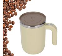 Qcwwy Rechargeable Self Stirring Mug, Automatic Magnetic Electric Stirrer Coffee Cup Electric Self Mixing Mug with Built in Battery for Coffee Hot Chocolat Milk