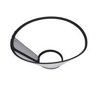 Qcwwy Recovery Collars Cones Cat Daily Goods Collar Pet Surgery Collar Translucent Plastic Prevent Bite Licking for Dogs Cats Puppies with Hook and Loop Closure Soft Flannel Edge (6#)