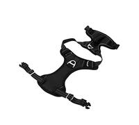 Qcwwy Reflective Dog Harness with Oxford Cloth Mesh Front Back Clips Adjustable Straps No Pull Pet Vest for Medium Large Dogs Walking Hiking Running (M)