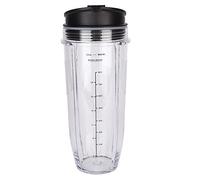 Qcwwy Replacement Blender Cup, Professional 32Oz Blender Replacement Cup Blender Cups Parts for Nutri Blender Juicer Accessories with Lids