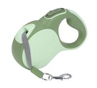 Qcwwy Retractable Dog Leash with Light, Automatic Telescopic Tractor Dog Tape 5m Walking Leash Suitable for Small and Medium Sized (Green)