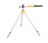 Qcwwy Retractable Prism Pole Tripod, Aluminum Alloy Adjustable Height 62-88Cm Mini Tower Ruler Bracket For Surveying Construction
