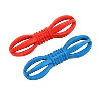 Qcwwy Rubber Dog Chew Toy, Hollow Dumbbell Toy, Small Medium Large Dogs, Lightweight, Clean Teeth, Relieves Boredom, Tough Puppy Teething, with Rubber Material, for Fetch and Play