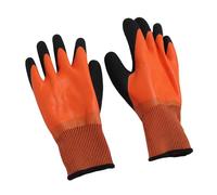 Qcwwy Rubber Insulated Electrician Gloves, Cut Sandy Nitrile Coated Palms Lightweight Anti Slip Protection Gloves for Electrical Work Mechanics Automotive Installation Maintenance