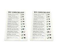 Qcwwy RV Checklist Board, ABS Sliding Task Planner with Reusable Custom Cards, 20 X 12 X 0.6 Cm Portable Organizer for RV Owners Campers Office Home Dorm