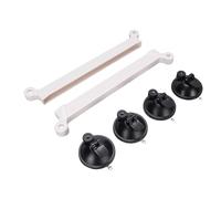 Qcwwy Satellite Car Suction Cup Mount Kit for Mini Dish Antenna with Powerful ABS Suction Cups for Car Roof Sunroof Windshield Installation