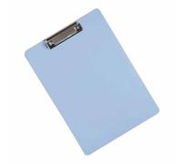 Qcwwy School Supplies Holder Writing Board Foldable Cover with Thickened Sturdy Plastic Surface for Office School Nursing Students A4 Clipboard Document (Light Blue)