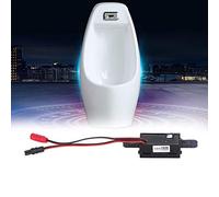 Qcwwy Sensor Urinal Valve Urinals Valve for Automatic Flushing Fast Installation Suitable for Stations Airports Toilet Urinal Sensor Infrared Bathroom