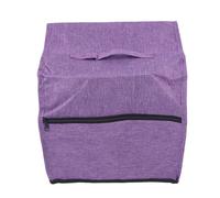 Qcwwy Sewing Machine Dust Cover, Oxford Fabric Serger Storage Bag with Ergonomic Handle Side Pockets Large Capacity Water Proof Tote Bag for Sewing Machine 12.2x11x12.2in