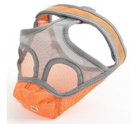 Qcwwy Short Snout Dogs Muzzle, Lightweight Mesh Prevents Biting and Barking for French Bulldog, Pug and Boston Terrier (Small)