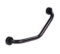 Qcwwy Shower Handle Bathroom Grab Bar Curved Stainless Steel Shower Handle Ergonomic Design High Load Bearing Capacity Modern Wall Bathtub Handrail for Home Bathroom 18.5x9.84x9.84in