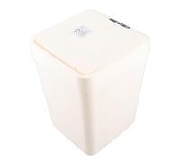 Qcwwy Silent Lid Trash Can, Automatic Motion Sensor Trash Can 13L Plastic Touchless Garbage Bin with Airtight Lid and Easy Clean for Kitchen Bathroom Bedroom