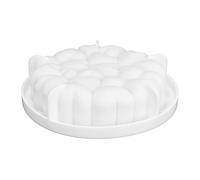 Qcwwy Silicone Heart Cake Mold Baking Mould Dessert Tool with Non Reusable Material for Chocolate Fudge Sugar Mousse Ai衍生词：Cake Mold Baking Molds Tool with Non Reusable