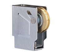 Qcwwy Sliding Door Roller, Heavy Duty Metal, Stainless Steel, Compatible With Patio Doors And Windows, 2.4X2.4X0.8In