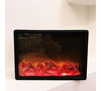 Qcwwy Small Cozy Fireplace Lantern Led Mystical/Fantasy Effect Lamp Decorative 30X21X7.8Cm For Indoors Outdoors Christmas And Seasonal Decor Garden Decoration