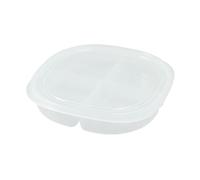 Qcwwy Snackle Box Container, Plastic Divided Veggie Storage Containers with Lids Multi Compartment Food Container with Dividers Clear Stackable Bins Meat Organization for Fridge