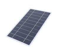 Qcwwy Solar Battery Charger 8W 5V Polycrystalline Solar Panel High Efficiency PV Module Charger Board Battery for Outdoor Car RV Boat Camping Switches Sockets