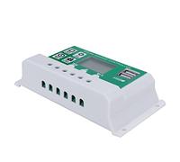Qcwwy Solar Panel Battery Regulator Solar Charge Controller 12V 24V PWM Panel Battery Regulator for Outdoor Switches Sockets
