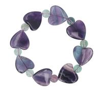 Qcwwy Sparkling Stone Wristwear String Crystal Stone Bracelet Gemstone Band Sparkling Stones Wristwear Adjustable Elastic Beaded Stretch Bracelets for Christmas Baptism Birthday (Quadrate 2.3in)