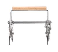 Qcwwy Stainless Steel Beekeeping Gripper, Sting Proof Frame Lifter with Beech Wooden Handle Beekeeping Tool Supplies Suitable for Honey Harvesting Inspections